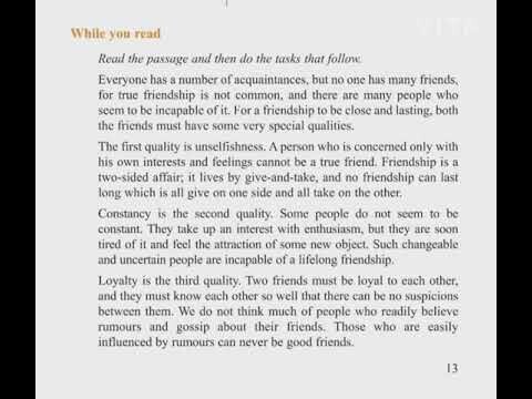 Tiếng Anh 11: Unit 1 (Reading part 2)