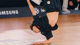 中国bboy lithe-ing亓祥宇 在世锦赛上的炸裂输出！