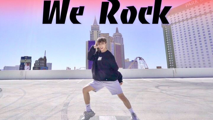 在拉斯维加斯顶楼翻跳《We Rock》｜ 青春有你3主题曲｜体力榨汁机
