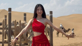 终于在沙漠拍上了Bon voyage转场