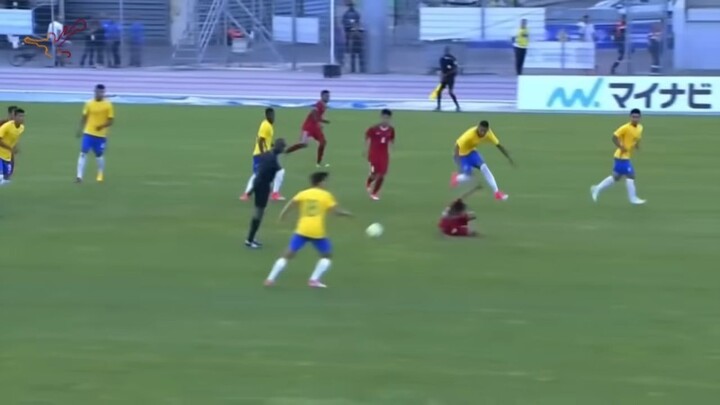 Saat BRAZIL dikocok Witan & Iqbal • Indonesia vs Brazil 2017