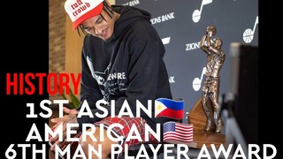 J. ClARKSON,first asian american 6 man player award,D. WADE WANT TO BE LIKE JC