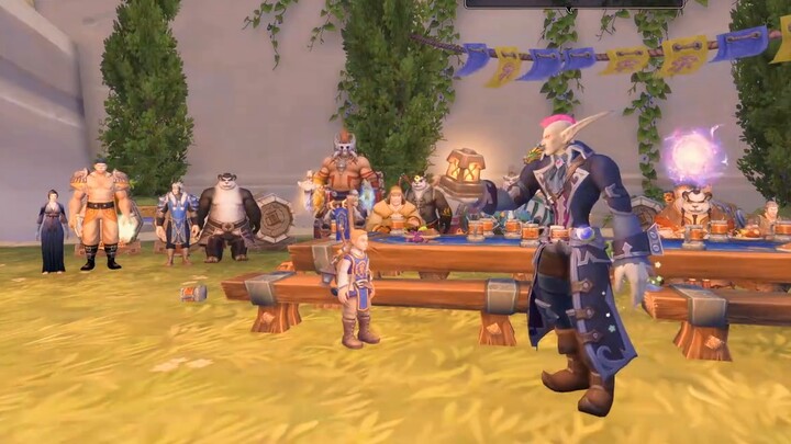 Râu Trắng và Tobirama Thiên Thủ bất ngờ xuất hiện ở Dalaran! Triển lãm truyện tranh trực tuyến [Worl