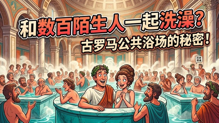 【历史冷知识】和几百个陌生人裸体洗澡？古罗马人到底有多疯！