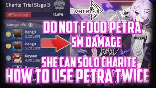 HOW TO USE PETRA TWICE IN GUILD RAID CHARITE - EVERSOUL