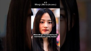 Who has the most handsome-pretty visuals? 4th gen female kpop idols #itzy #ive #newjeans #aespa