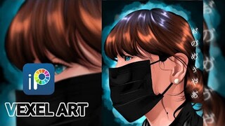 VEXEL ART [SPEEDPAINT] | FAN ART | ROSELLE MACARUBBO [YASUO] | IBISPAINTX