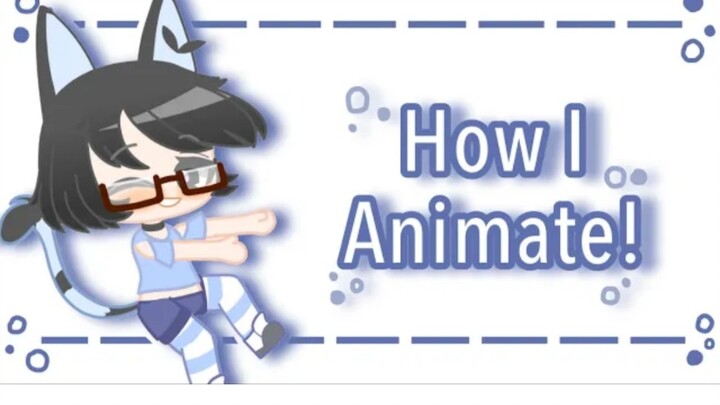 (Gacha transfer) How to use FlipaClip to make frame-by-frame animations by little fans (meme)