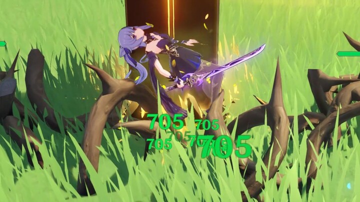[Genshin Impact] Life is not easy, the girl is selling her skills (all girl cards thorns)