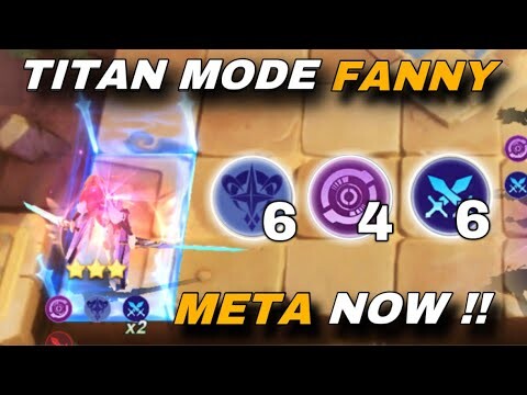 TITAN MODE FANNY !! 6 ASTRO POWER + 6 SWORDSMAN + ASPIRANTS = PERFECT META ‼️