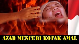 Azab mencuri kotak amal di masjid viral 2021