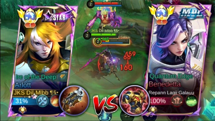 SUMPAH NI BENEDETTA TANK TEBEL BANGET !! BUID ARLOTT UNTUK LAWAN EXPLANE TEBAL !! - MLBB