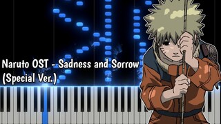 Naruto OST - Sadness and Sorrow (Spesial Ver.) | Piano Cover |