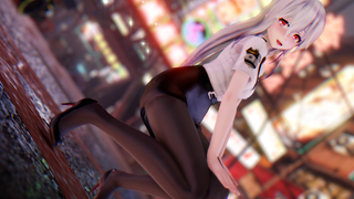 【MMD/制服Ⅰ】今天的工作完成的不错！警花弱音~Pjanoo