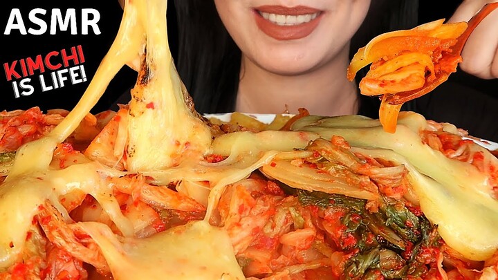 ASMR Kimchi Fries Mukbang | Everything is Kimchi | Real Eating Sound