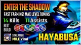 Enter the Shadows | Hayabusa Best Build 2020 Gameplay by MILE Viral | Diamond Giveaway