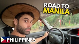 We Drove in One Of The Most Dangerous Road in The Philippines 🇵🇭 Back to Manila