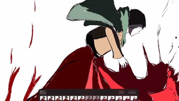 Dành tặng cho tất cả người hâm mộ Titan! Vẽ tay cảnh biến hình của Allen trên máy tính bảng! Phải mấ