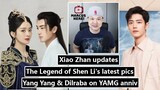Shen Li's latest pics/ Yang Yang & Dilraba on YAMG anniversary/ Xiao Zhan updates 07.28.22
