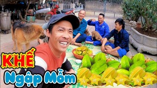 Sư Phụ Thử Thách Team Ăn Khế Siêu Chua Khổng Lồ Thắng Sẽ Nhận 1 Triệu|Phương QN