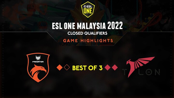 ESL One Malaysia: Closed Qualifiers - TNC vs Talon Esports