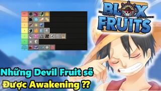 Roblox- Những Devil Fruit Sẽ Được Awakening Hoặc Được Làm Lại Trong Blox Fruit