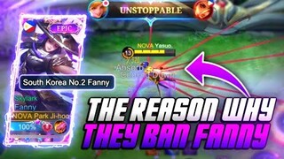 THIS IS THE REASON WHY THEY BAN FANNY IN RANK | MLBB