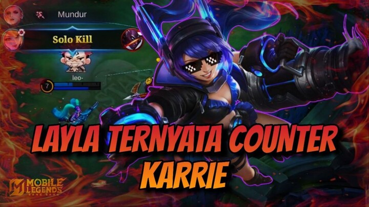 KALO UDAH JADI 🥶 SIAPA YANG BERANI LAWAN LAYLA 🤣 | MLBB | LAYLA EXE