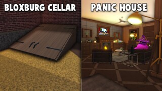 BUILDING A BLOXBURG PANIC CELLAR WITH NEW UPDATE ITEMS... and witch quest