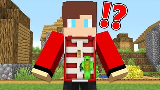 How can Mikey Survive inside JJ in Minecraft Challenge (Maizen Mazien Mizen)