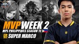 Bren Super Marco MVP Week 2 MPL Philippines Season 11