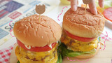 [Ẩm thực][DIY]Hướng dẫn làm Burger: Burger bò phô mai hai lớp