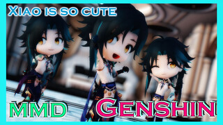 [Genshin,  MMD]Xiao is so cute!