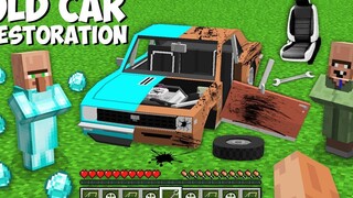 เหตุใดฉันจึงคืนค่ารถเก่าคันนี้และอัปเกรดเป็นรถไดมอนด์ใน Minecraft ใหม่ ซุปเปอร์คาร์ !