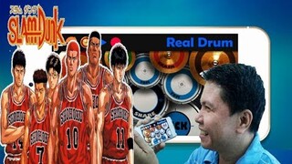 Slam Dunk Opening Tagalog Version (Real Drum App Covers by Raymund)
