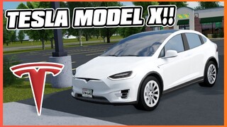 TESLA MODEL X!! || Greenville ROBLOX