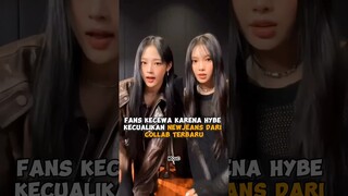 Fans kecewa karena HYBE kecualikan #newjeans dari collab terbaru #shorts #kpop #viral