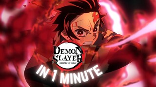 Demon Slayer IN 1 minute - [edit/AMV] 4k!