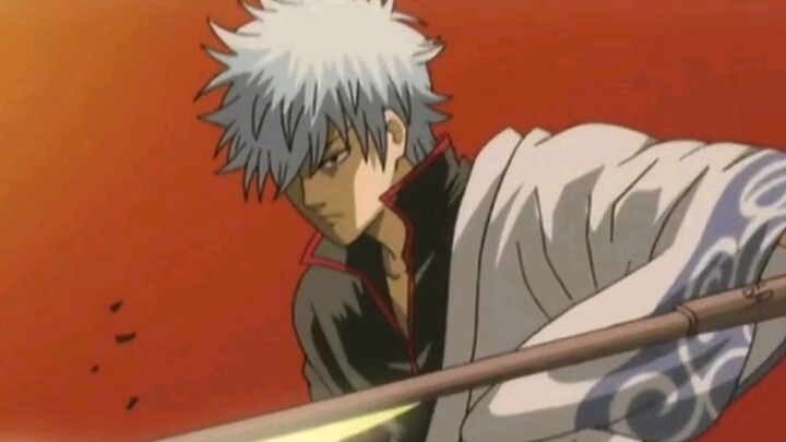 This may be the only time Gintoki uses dual swords.