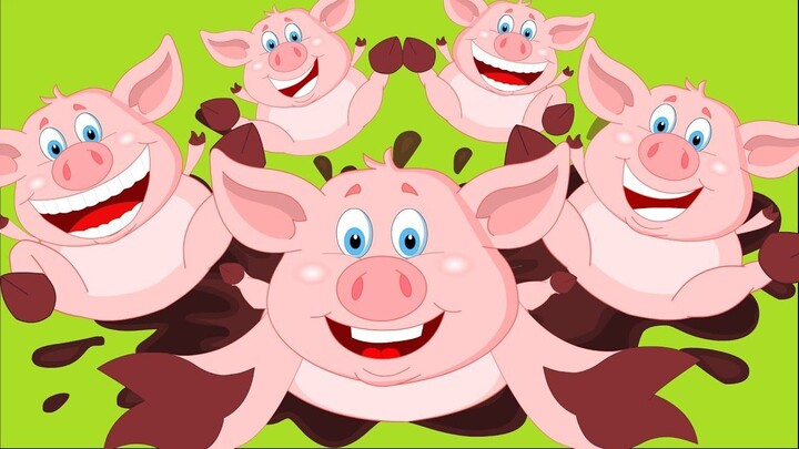 Пять поросят | Five Little Piggies