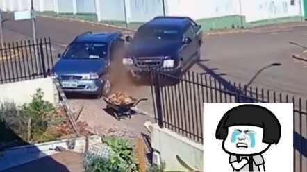 A car accident happened at the same spot two days in a row. An elderly man: “You guys are really goi