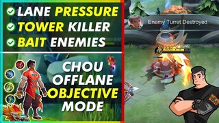 I TRIED HONDA BEAST'S "CHOU OFFLANE: OBJECTIVE MODE" (MUST WATCH) - MLBB