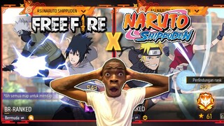 YANG BENER AJA FREE FIRE X NARUTO 😱(FREE FIRE EXE GAMEPLAY)