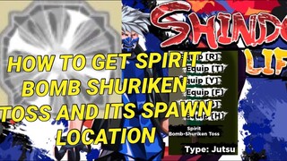 SPIRIT BOMB SHURIKEN TOSS SPAWN LOCATION SHINDO LIFE