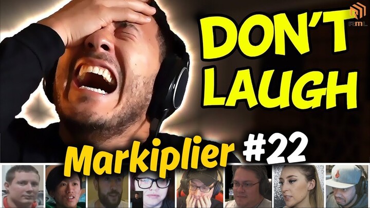 Try Not To Laugh Challenge #22 by Markiplier REACTIONS MASHUP