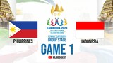 Philippines vs Indonesia Game 1 SEA Games 2023 MLBB Female Category | English