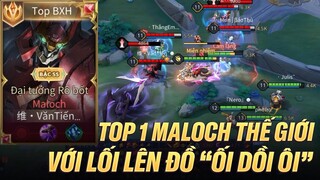 ĐÂY LÀ TOP 1 MALOCH VỚI LỐI LÊN ĐỒ LẠ LÙNG BẬC NHẤT LIÊN QUÂN