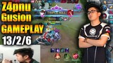 Z4pnu INSANE GUSION GAMEPLAY with EXE DIAN | Mobile Legends
