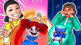 SQUID GAME (오징어 게임) vs Scary Teacher 3D Destroy Honeycomb Candy Challenge |VMAni Funny|