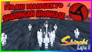 ITACHI MANGEKYO SHARINGAN  + SHOWCASE | SHINOBI LIFE 2 [ROBLOX]